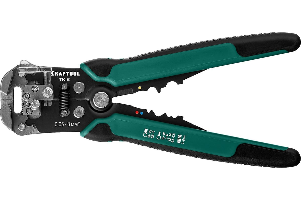 Стриппер Kraftool TK-8 автоматический, многофункциональный, 0.05 - 8 мм2, 22637
