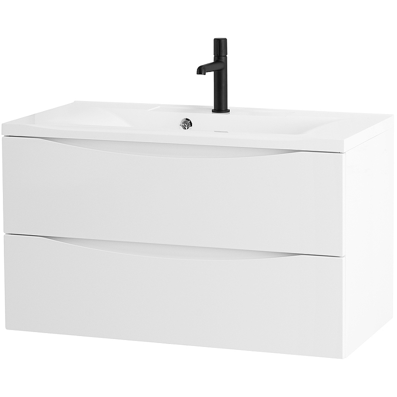 Тумба с раковиной BelBagno Marino 110 см Bianco Opaco