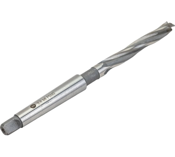 Зенкер для глухих отверстий (9.8х87х168 мм; КМ1; Z=3; h8; Р6М5; 2323-0505; ГОСТ 12489-71) ИНСТУЛС 00001612570