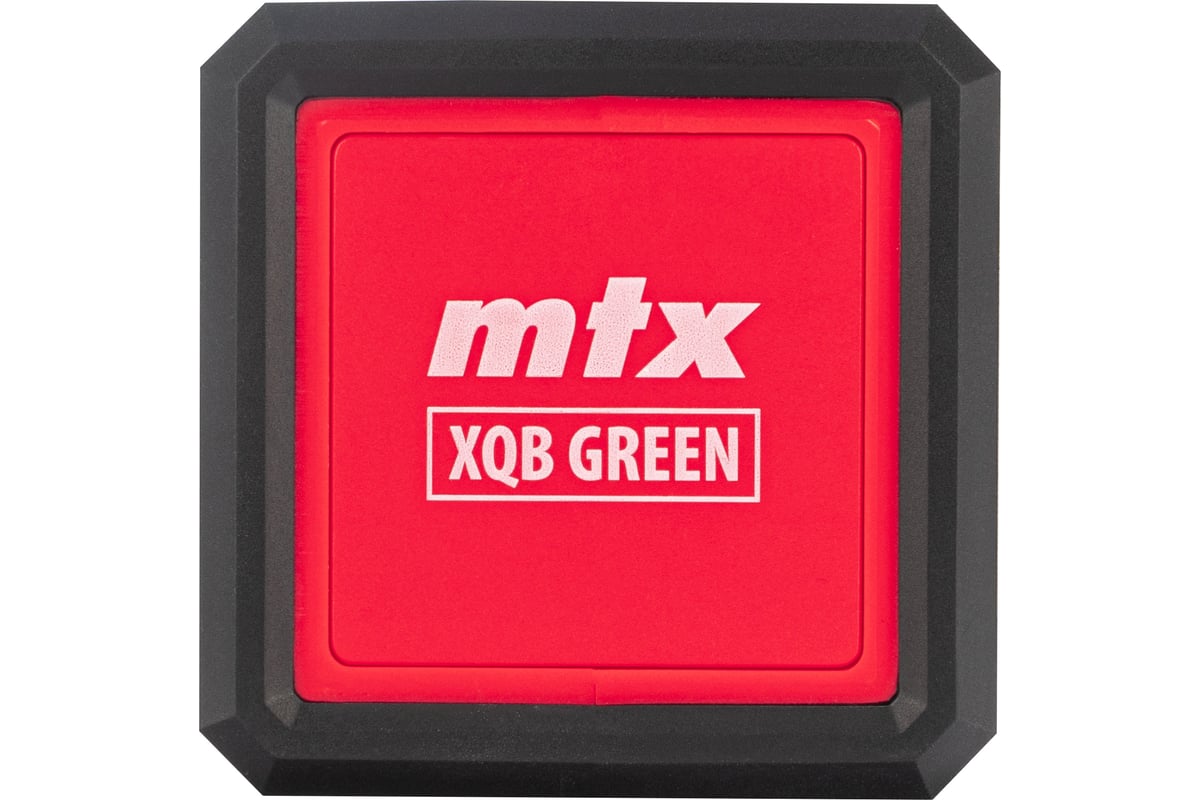 Лазерный уровень MTX xqb green pro set, 20 м, зеленый луч, батарейки, штатив 350195