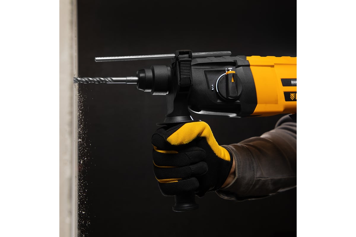 Электрический перфоратор Denzel rhh-600-22, sds-plus, 600 вт, 2.5 дж, 2 режима 26602