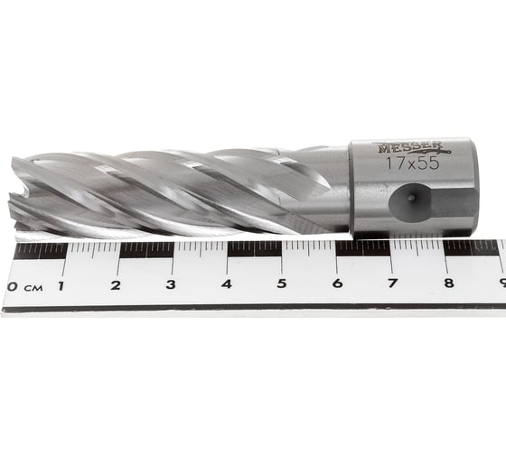 Сверло корончатое по металлу HSS (17х55 мм) Messer 10-50-017