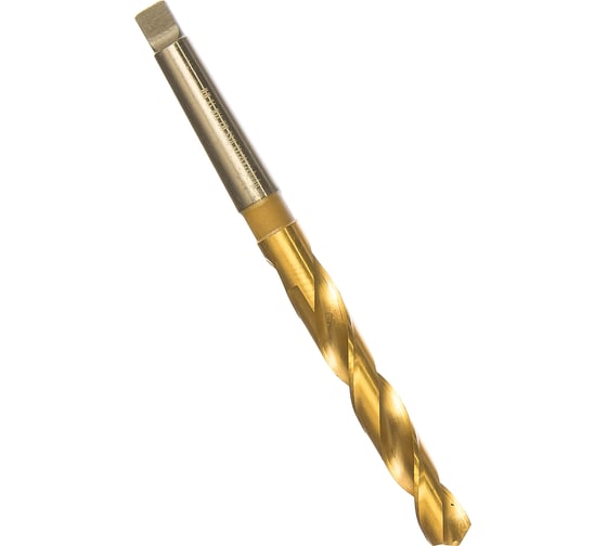 Сверло по металлу Профоснастка 18 мм КМ2 HSS M2 TIN/118 DIN 345, 1 шт., №2104 30205104