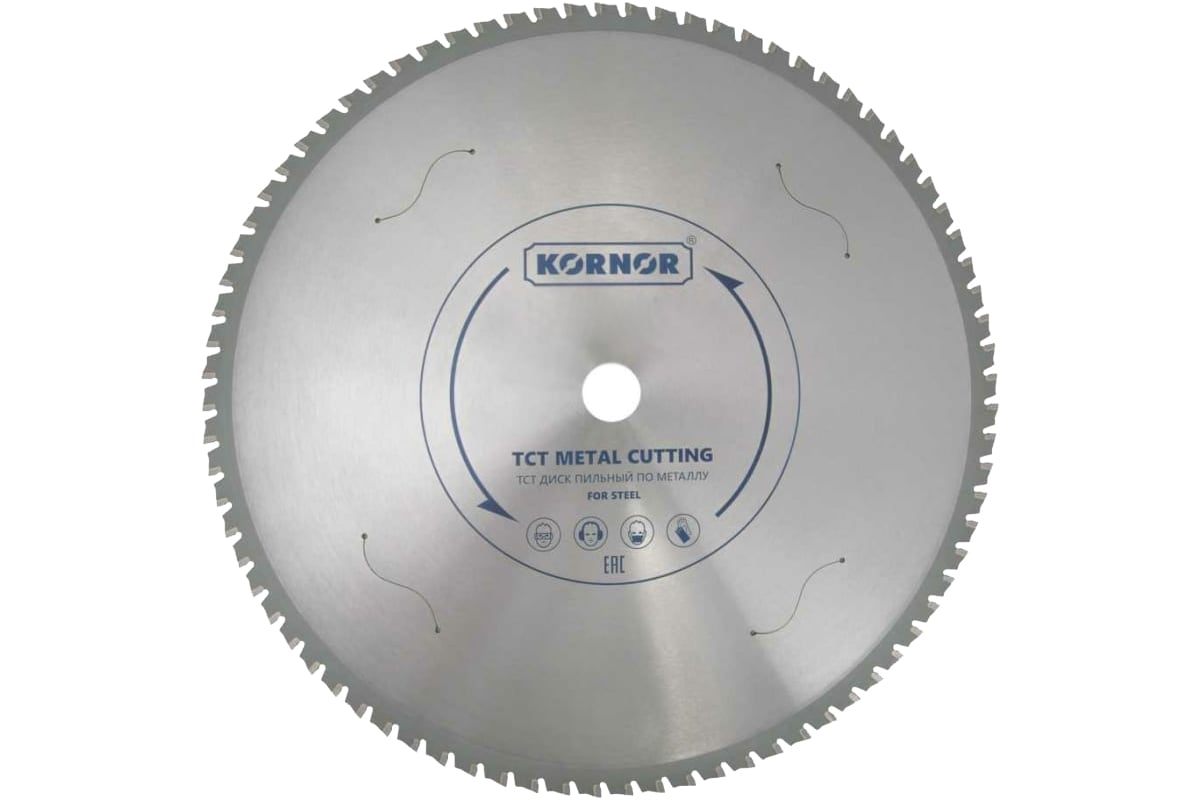 Диск пильный TCT для стали 305x2.4x25.4 мм, 68 зубьев KORNOR 11305068