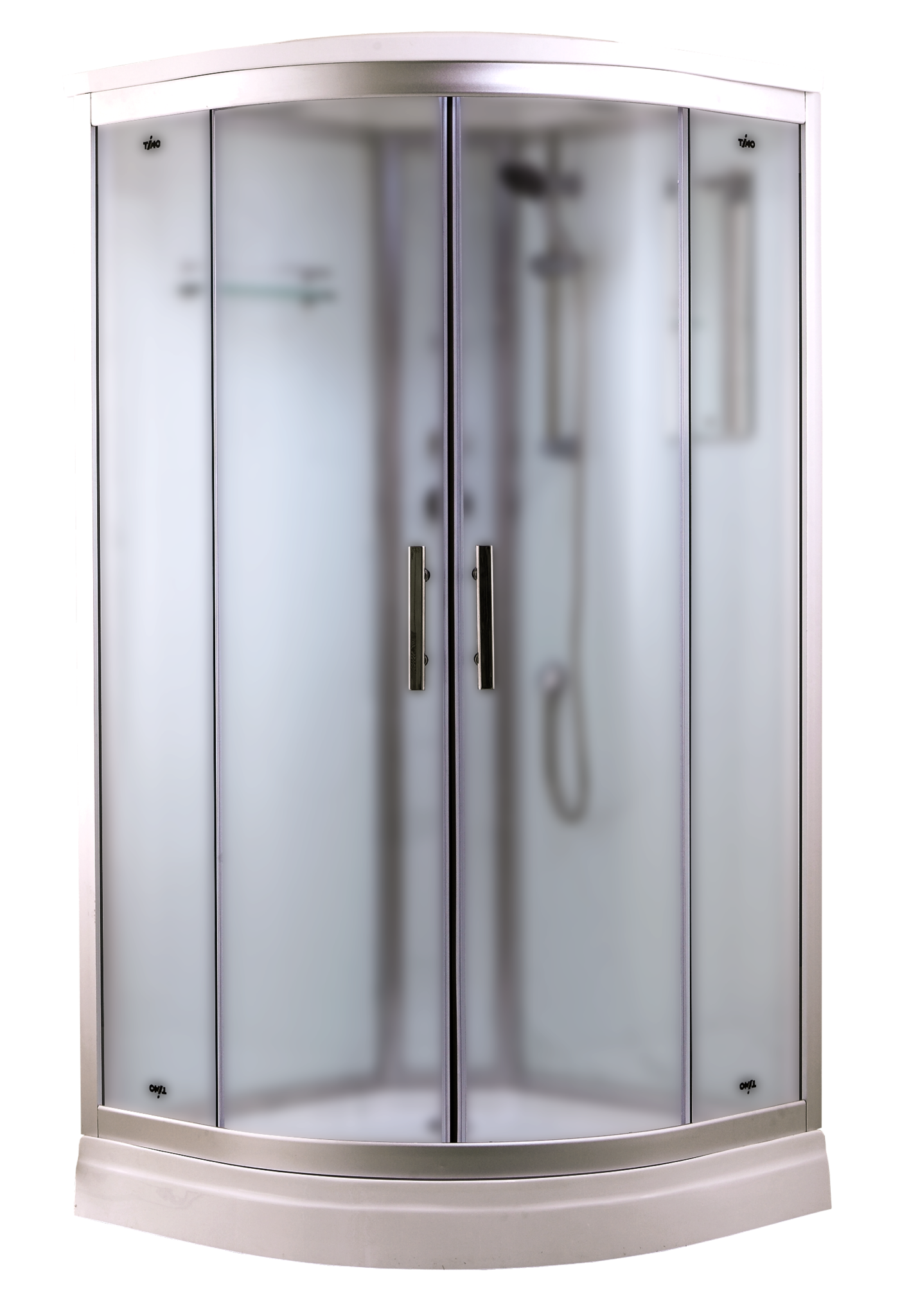 Душевая кабина Timo Standart T-6609SF Silver Fabric 90x90, без г/м, матовые стекла, хром