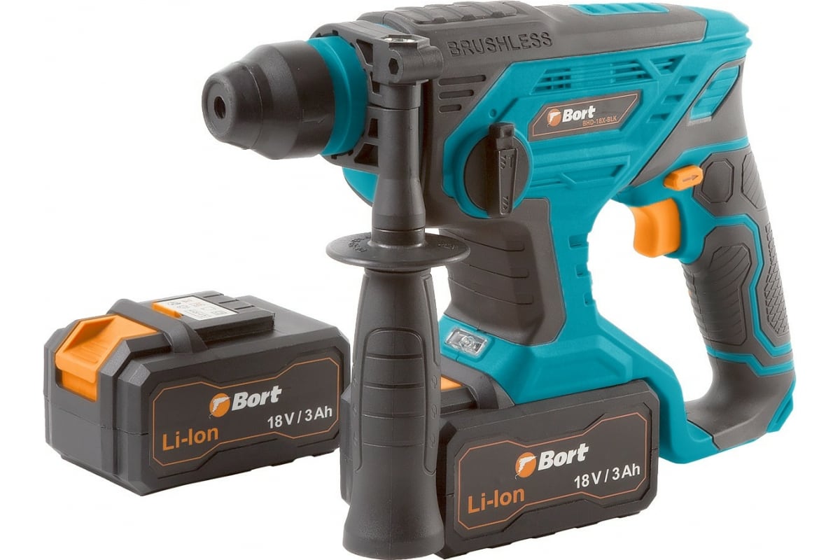 Аккумуляторный перфоратор Bort BHD-18X-BLK 93410235
