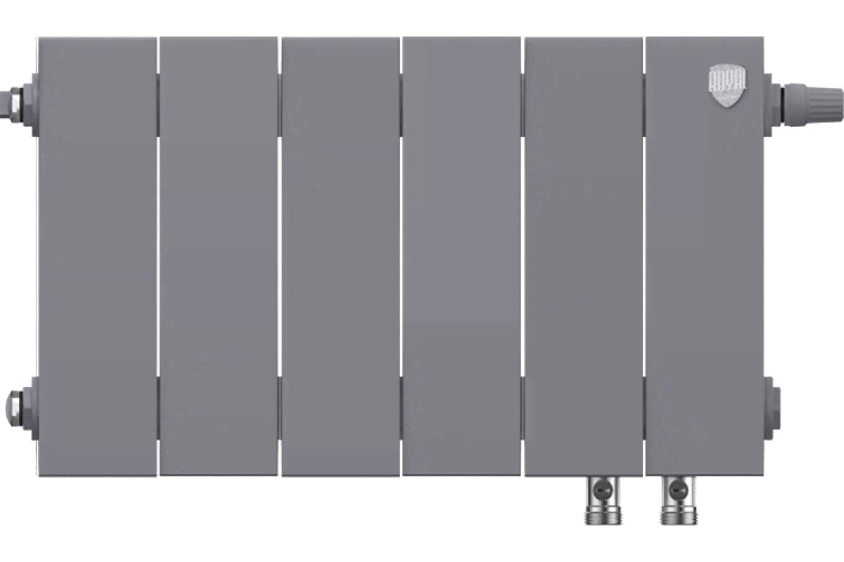 Радиатор Royal Thermo PianoForte 200 /Silver Satin - 6 секций VDR НС-1346034