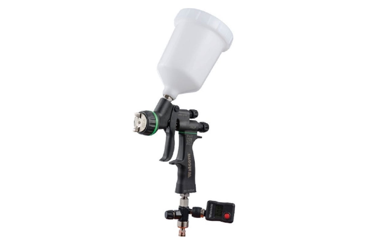 Краскораспылитель Walcom genesi carbonio 360 hvlp 0,68 л, сопло 1,3 для нанесения финишных покрытий 983013