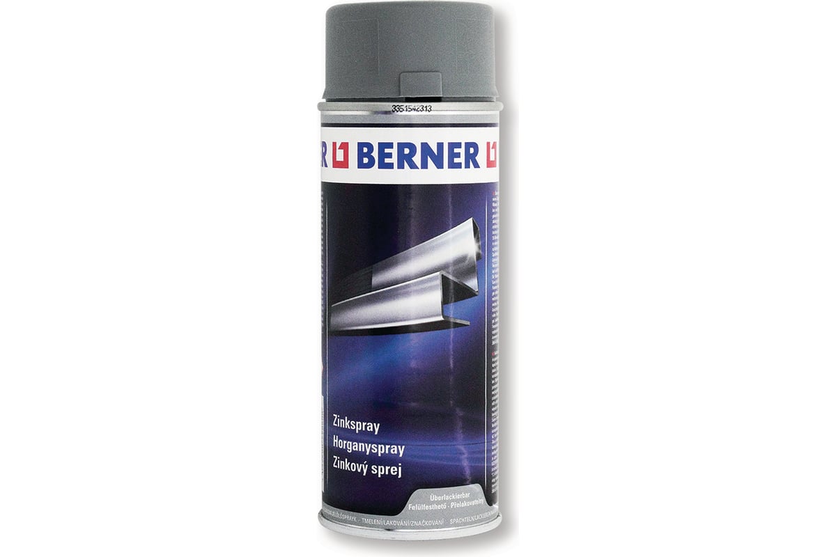 Аэрозоль цинковый 400 мл BERNER 148598