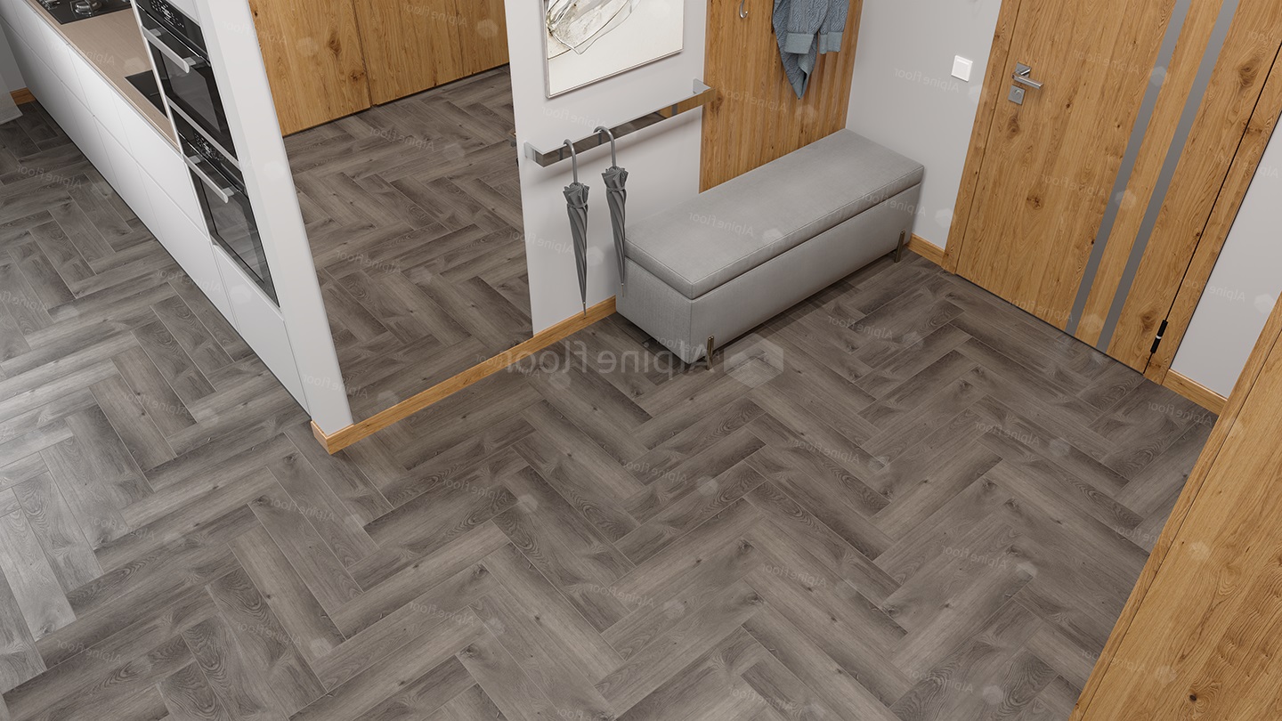 SPC ламинат Alpine Floor Parquet Light Дуб Мерга 600x125x4 мм, ECO 13-13A