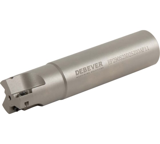 Фреза концевая Standard D=25 мм, dхв=25 мм, 90°, 3 кромки Debever Machining Solutions DB-S-EP290S25D25Z03AP11