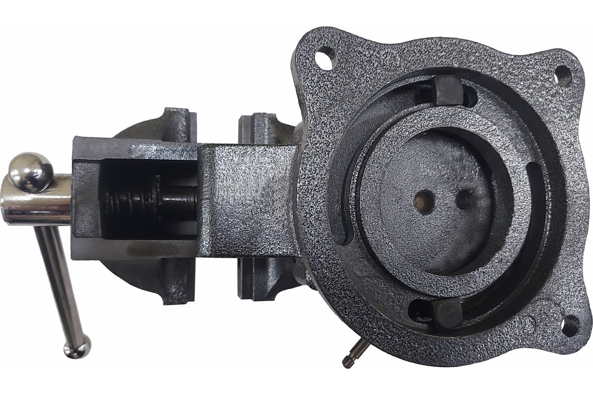 Слесарные тиски Griff 100 мм, серия PRO, поворотные, стальные, с наковальней g164024