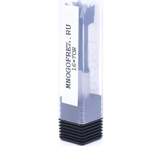 Сверло чашечное четырехзаходное по дереву FT120203R (16х70 мм; хв-к 10 мм; правое вращение) МНОГОФРЕЗ 6592