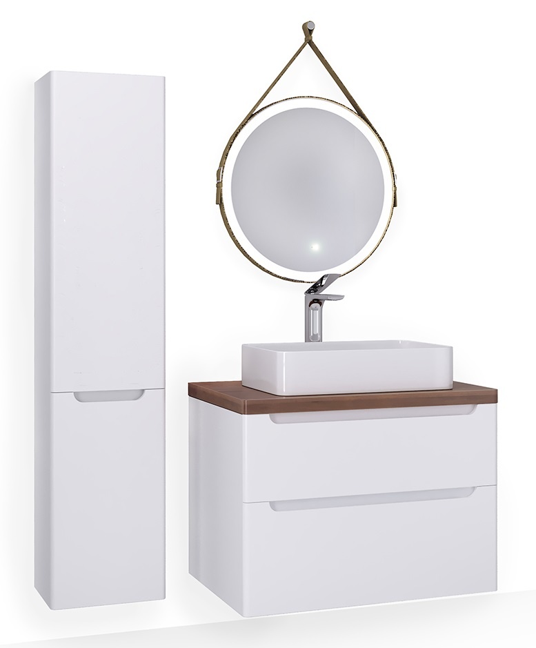 Тумба с раковиной Jorno Wood 80 см