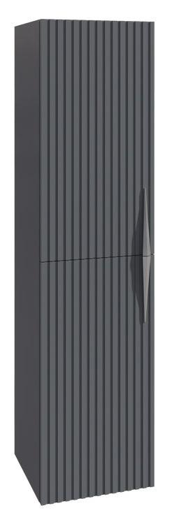 Шкаф пенал Caprigo Novara 35950L-TP810 35 см левый, графит (ламинация)