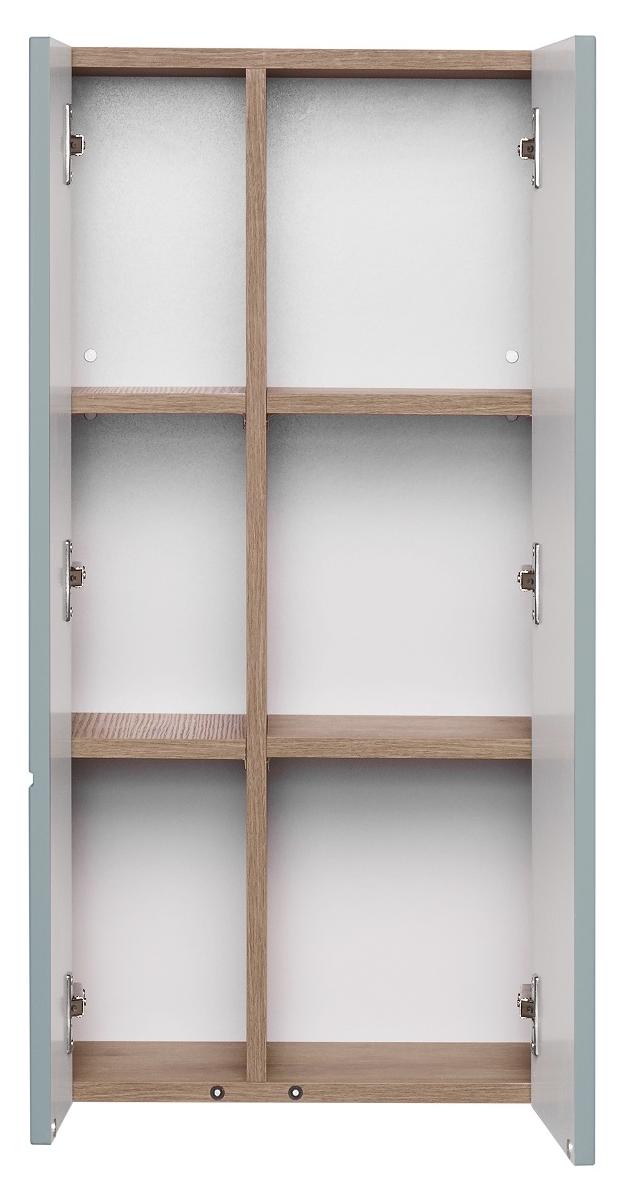 Шкаф подвесной Акватон Мишель 43 см дуб рустикальный, фьорд 1A244203MIX30