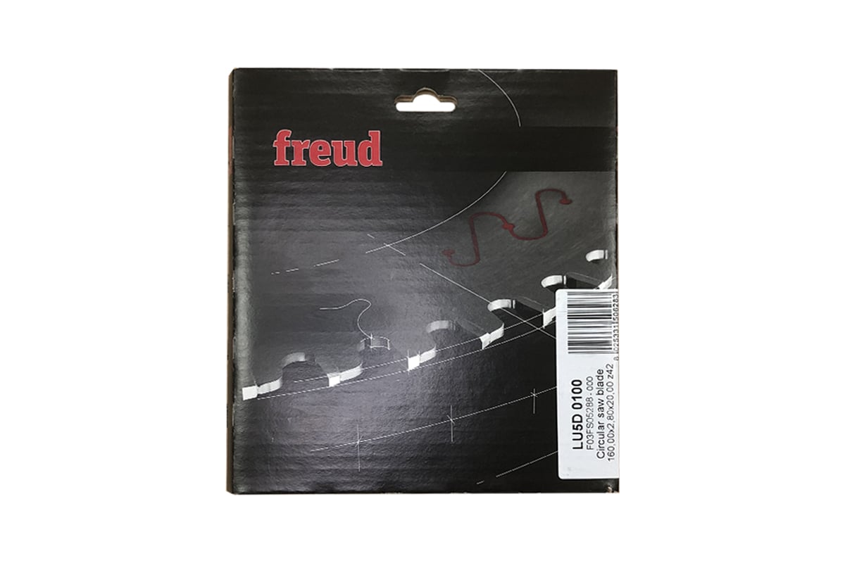Диск пильный по алюминию LU5D (160х20 мм; 42 зуб; -6град; 2.8/2.2 мм) Freud LU5D0100