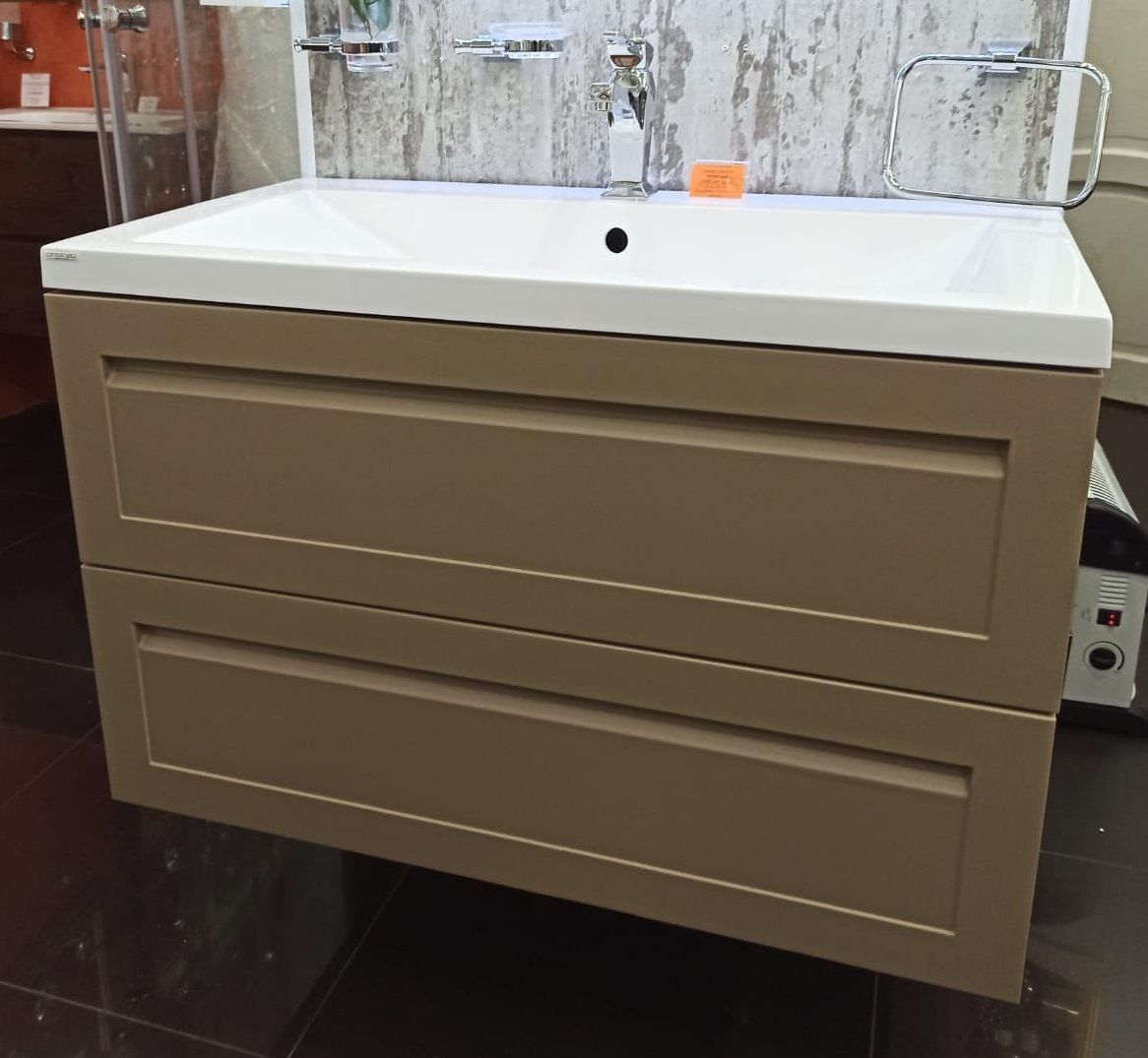 Тумба с раковиной Art&Max Platino 75 см