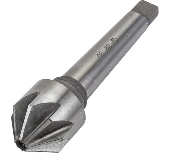 Зенковка коническая 90 градусов (32х32х124 мм; КМ2; Р6М5; тип 10; Z=8; ГОСТ 14953-80) ИНСТУЛС 00001220039
