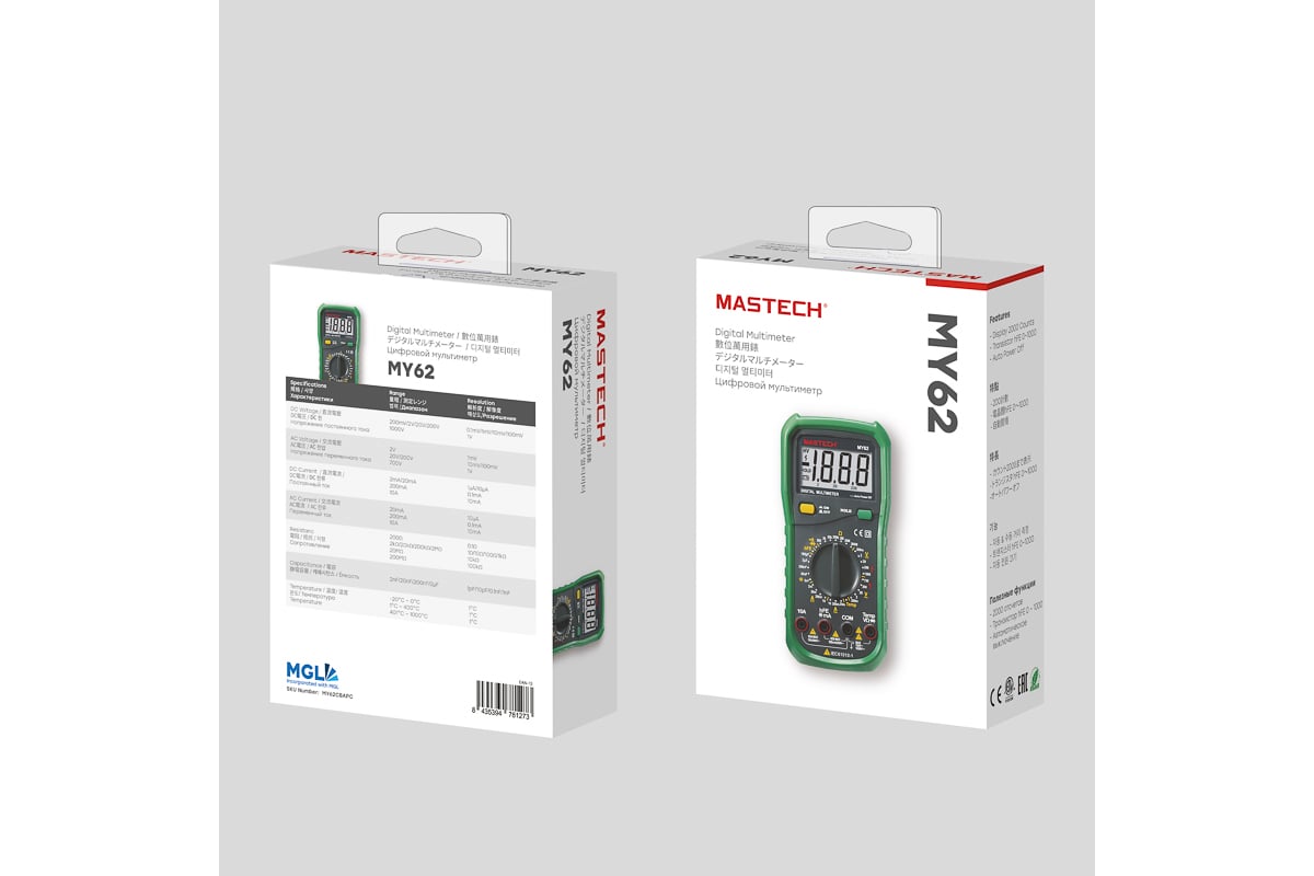 Цифровой мультиметр Mastech MY62 13-2019
