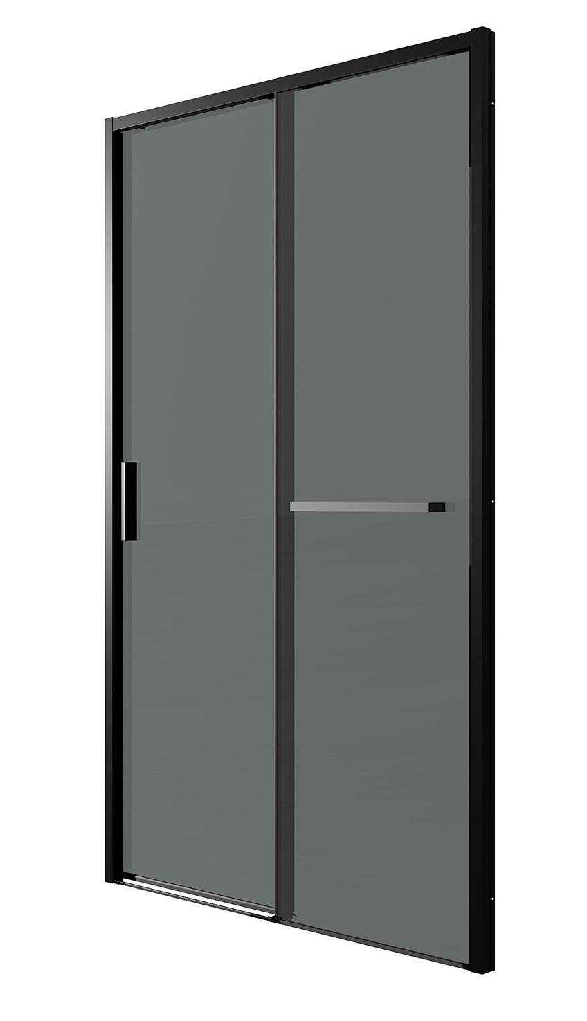 Душевая дверь Grossman Style 130x195 тонированное, черный матовый 100.K33.05.130.21.10