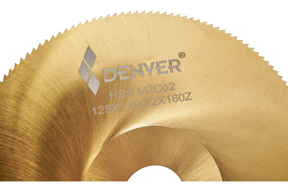 Диск HSS 125x1x22 мм, Z=160, DMOo5 material M2CO2 TIN Галифакс 2125001
