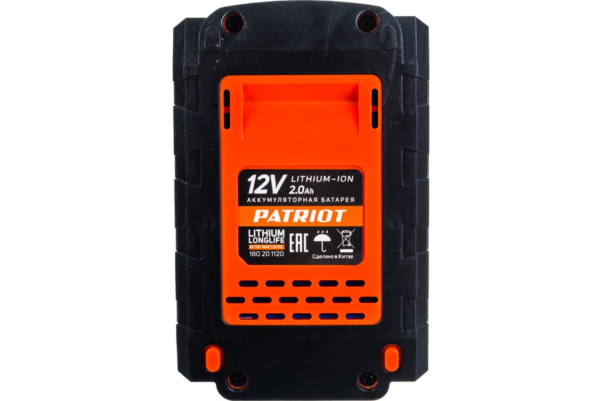 Аккумулятор PB BR 12V Li-ion ES 2.0Ah Patriot 180201120