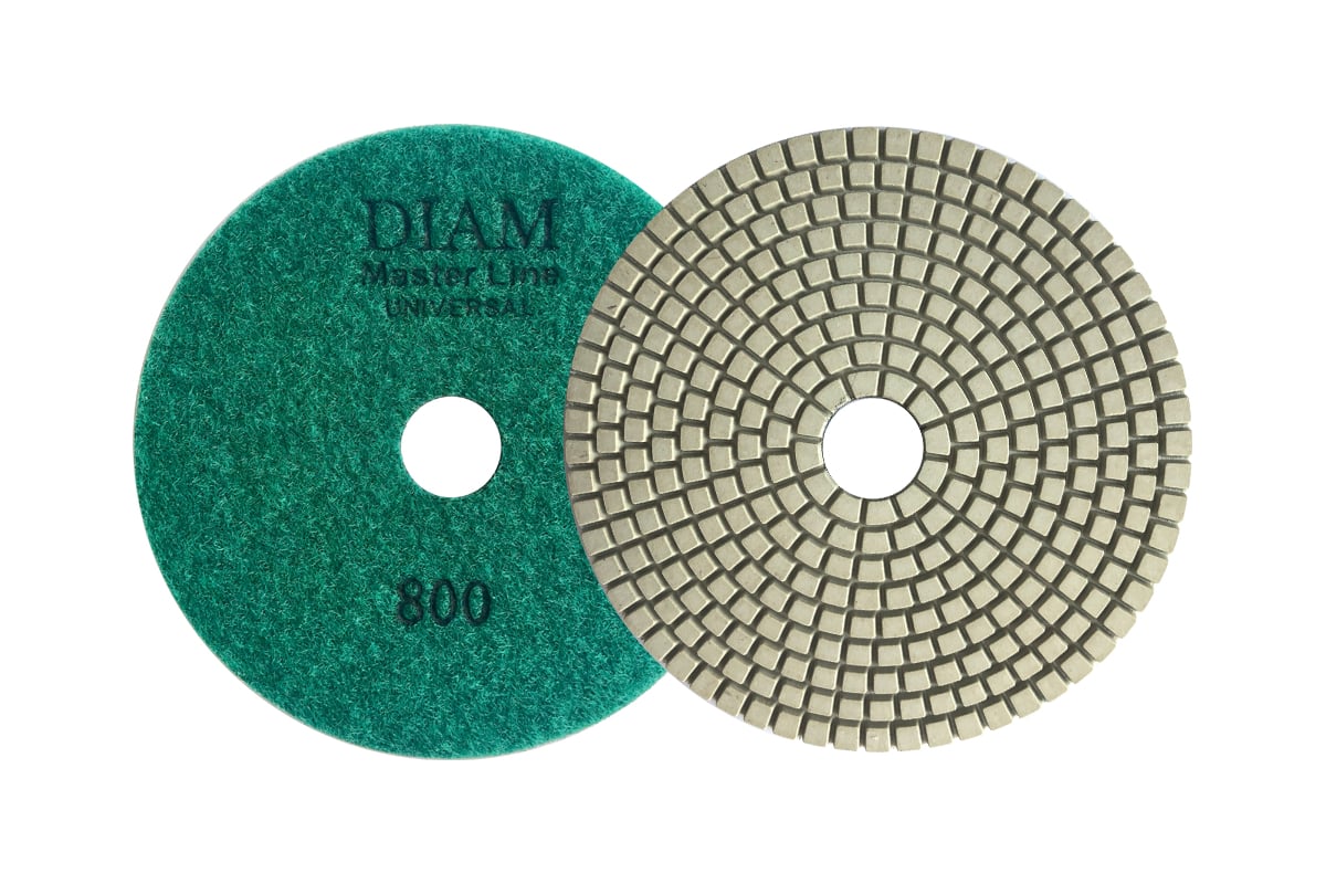 Круг алмазный гибкий шлифовальный АГШК Master Line Universal №800 (125х2.5 мм) Diam 648