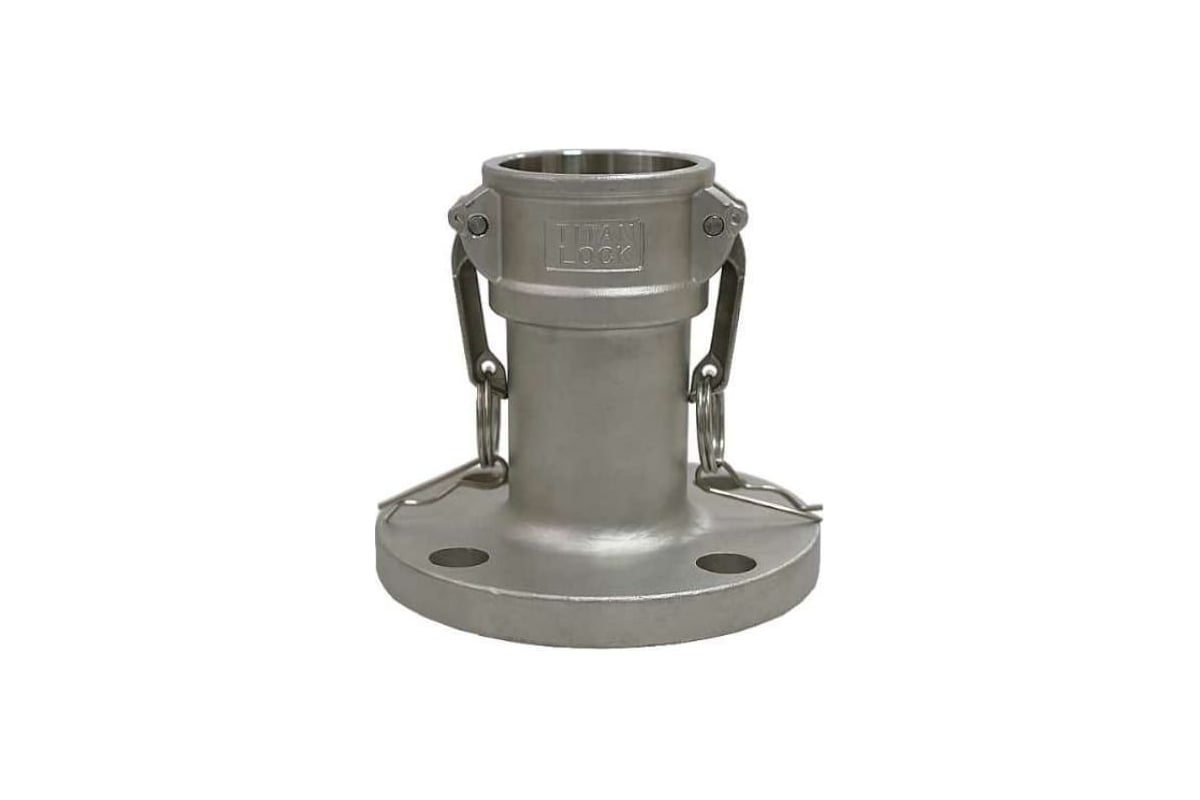 Камлок TITAN LOCK 1in типа FC, розетка с фланцем (нерж. 316) TL100FCSS