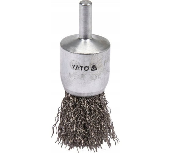 Щетка проволочная кистевая 25 мм, INOX Yato YT-47496