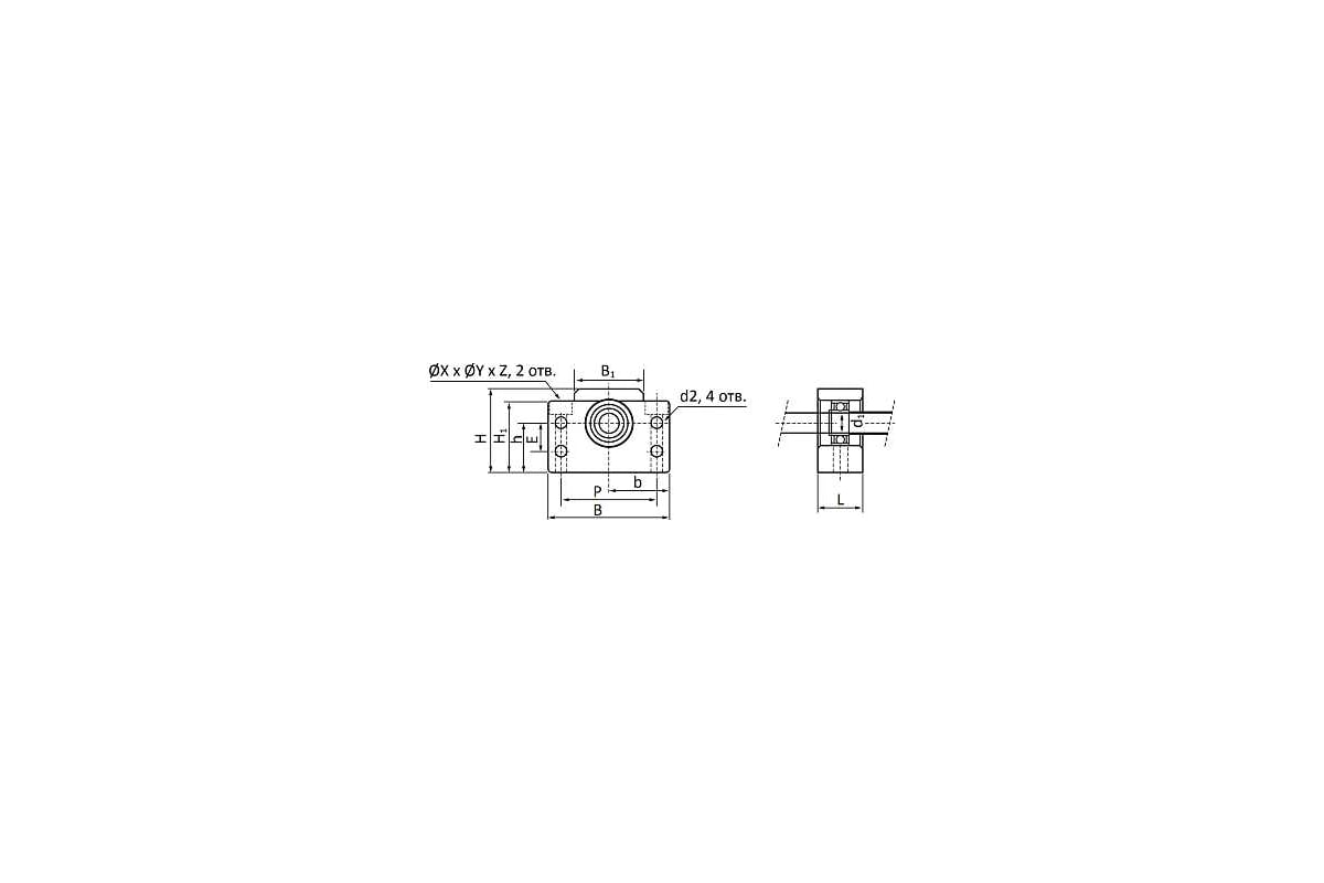 Опора TECHNIX ШВП BF20 BF20TECHNIX