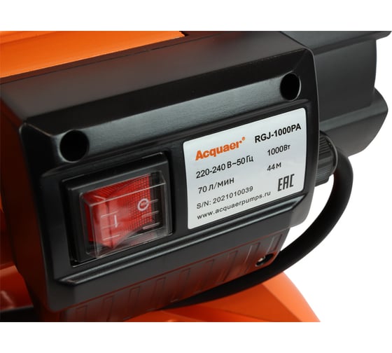 Насосная станция Acquaer RGJ-1000PA 7.5.152