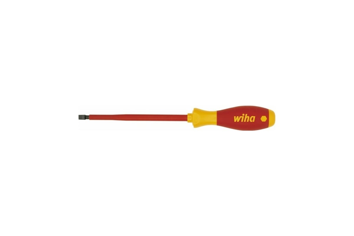 Отвертка Wiha SoftFinish electric шлиц 6,0 мм x 150 мм wih00828