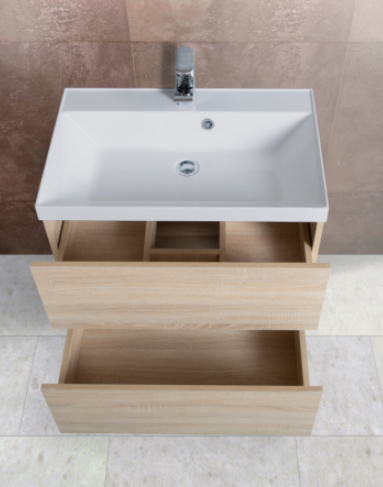 Мебель для ванной Art&Max Verona Push 70 см гаскон пайн светлый