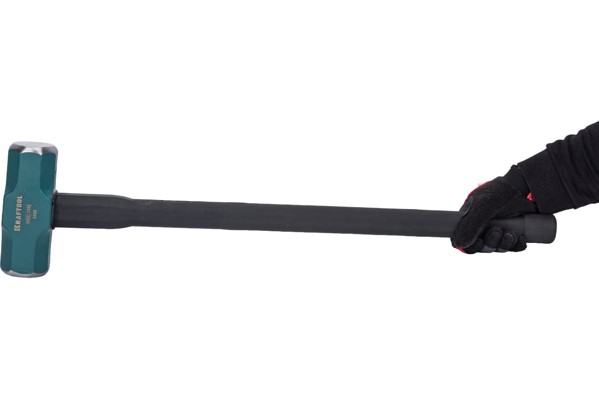 Кувалда со стальной удлинённой обрезиненной рукояткой Kraftool Steel force 6 кг, 2009-6