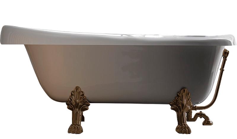 Акриловая ванна Kerasan Retro 105593 170х77 см, бронза