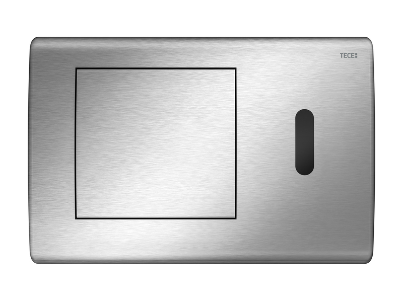 Кнопка смыва TECE Planus 9240352 с ИК-датчиком (питание от сети), металл, сатин