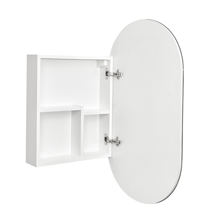 Зеркальный шкаф Акватон Оливия 50 см белый, 1A254502OL010