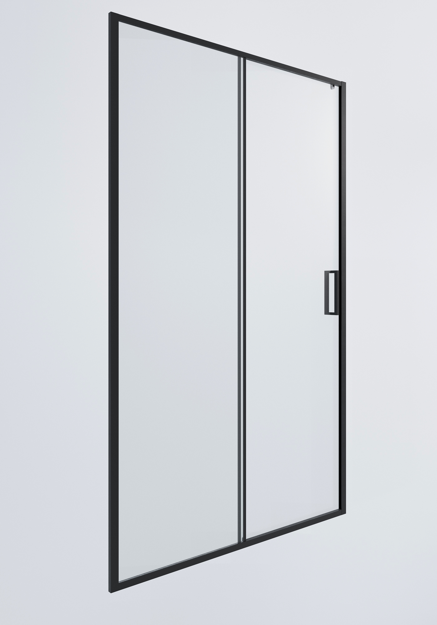 Душевая дверь Timo TD-150/03C-6 150x195 прозрачное, черный