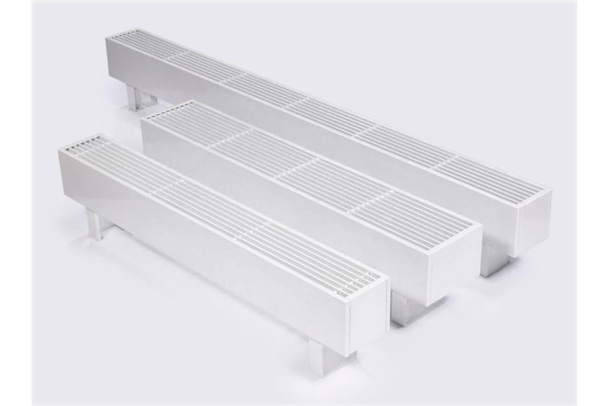 Напольный конвектор Gekon Level H13 L160 W13 RAL9016 GLRF0.01316013/FMO/RAL9016