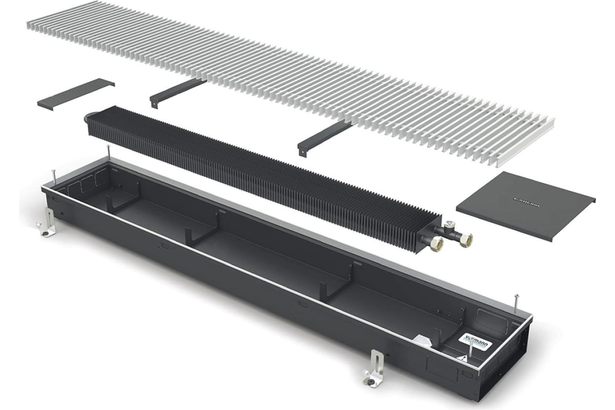 Встраиваемый в пол конвектор Varmann Ntherm N 230.110.1000 RR U EV1