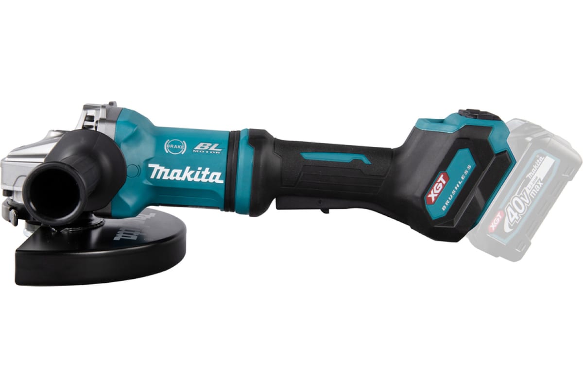 Аккумуляторная угловая шлифовальная машина Makita XGT BL 40В, 230 мм, GA038GZ