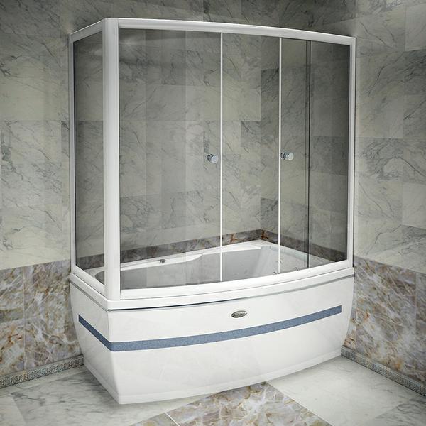 Шторка для ванны Радомир Аризона 1-08-1-0-0-0180 прозрачная