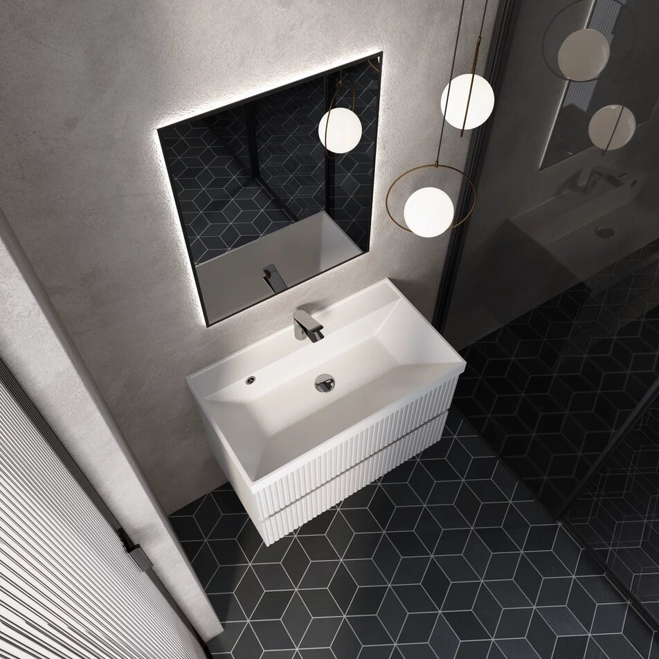 Тумба с раковиной AQUAme S1 80 см