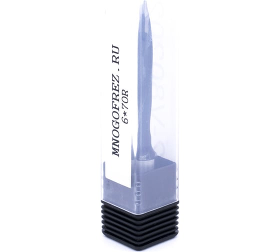 Сверло присадочное монолитное сквозное ZY-V110202R (6х70 мм; хв-к 10 мм; правое вращение) МНОГОФРЕЗ 6578