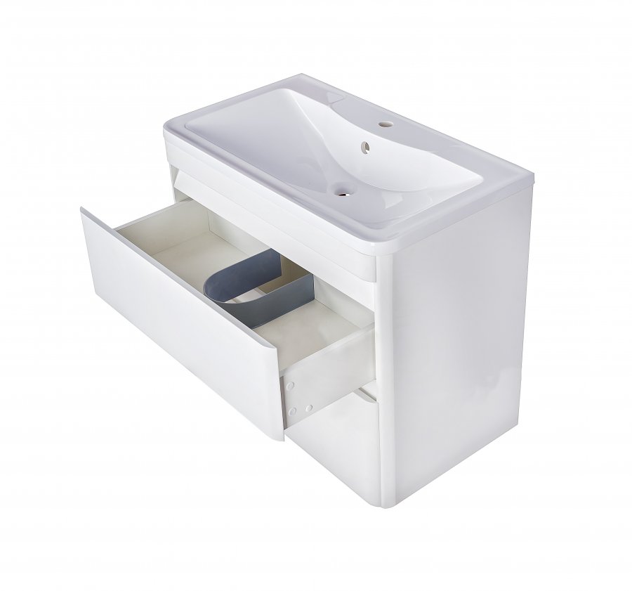 Тумба с раковиной Style Line Атлантика 60 см подвесная