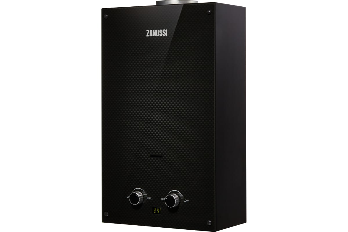 Газовая колонка Zanussi GWH 10 Fonte Glass Carbon НС-1194436