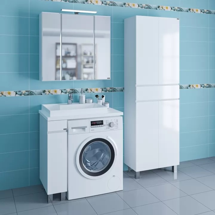 Тумба с раковиной Санта Марс 80 см (рак.Юпитер 80см) напольная