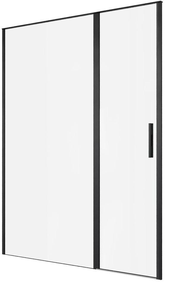 Душевая дверь Allen Brau Priority 160x200 3.31039.BBA прозрачная, черный браш