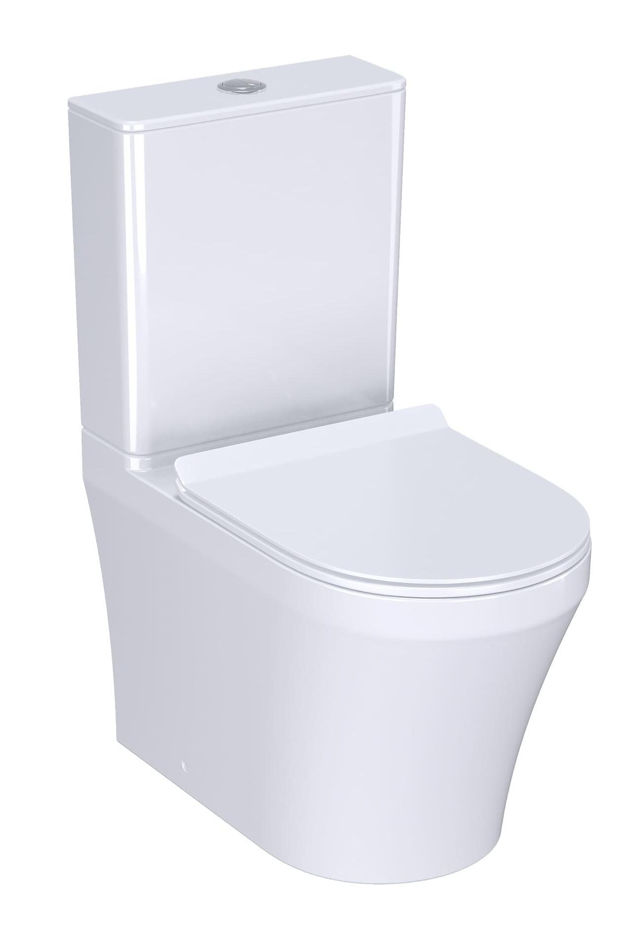 Унитаз-компакт RGW SW-06 безободковый Tornado, с микролифтом 67420106-01